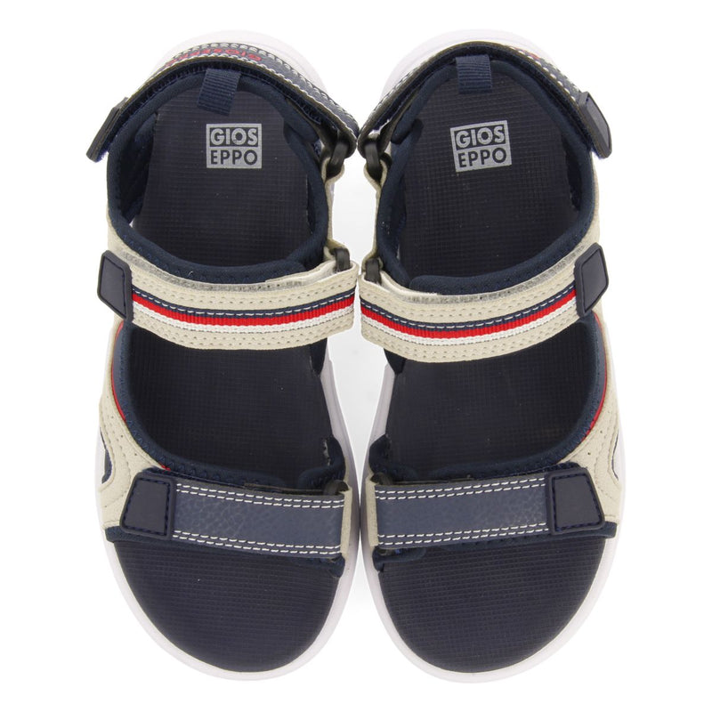 SPORTS FLIP-FLOPS NAVY BLUE WITH COLOR ACCENTS FOR BOYS AND GIRLS ANTILLO