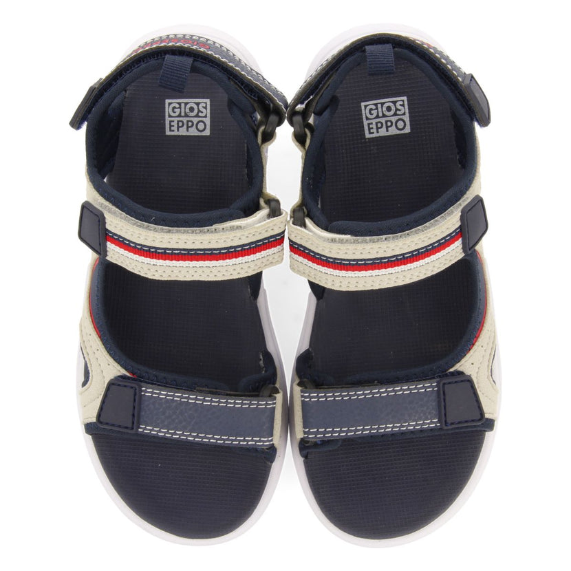 SPORTS FLIP-FLOPS NAVY BLUE WITH COLOR ACCENTS FOR BOYS AND GIRLS ANTILLO