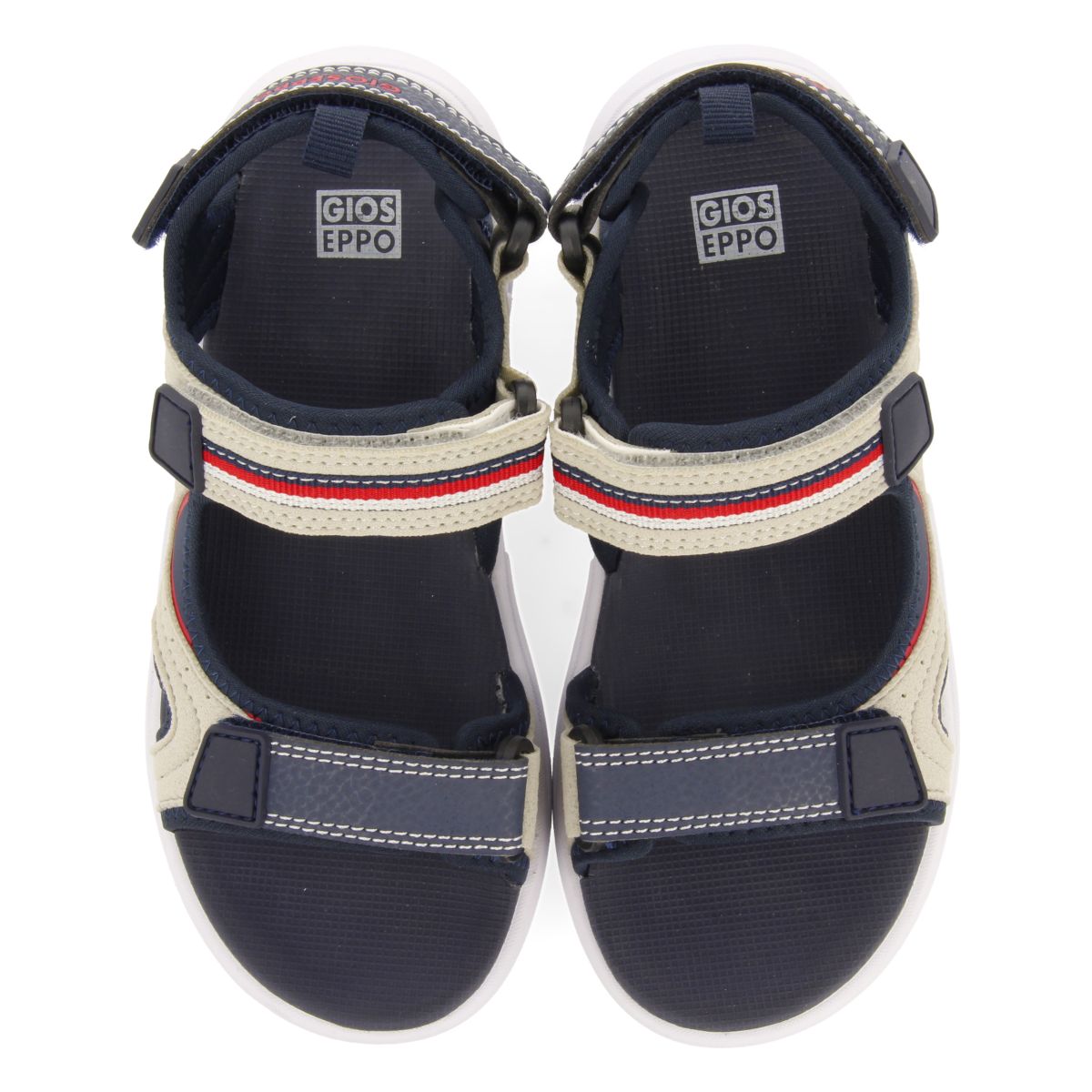 CIABATTE SPORTIVE BLU SCURO CON ACCENTI DI COLORE PER RAGAZZO E RAGAZZA ANTILLO