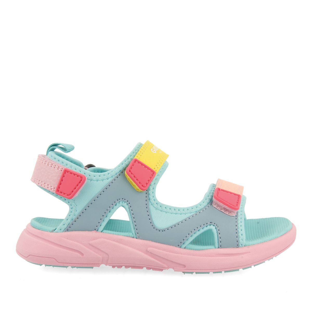 MULTICOLORED SPORTS FLIP-FLOPS WITH COLORFUL ACCENTS FOR BOYS AND GIRLS ANTILLO