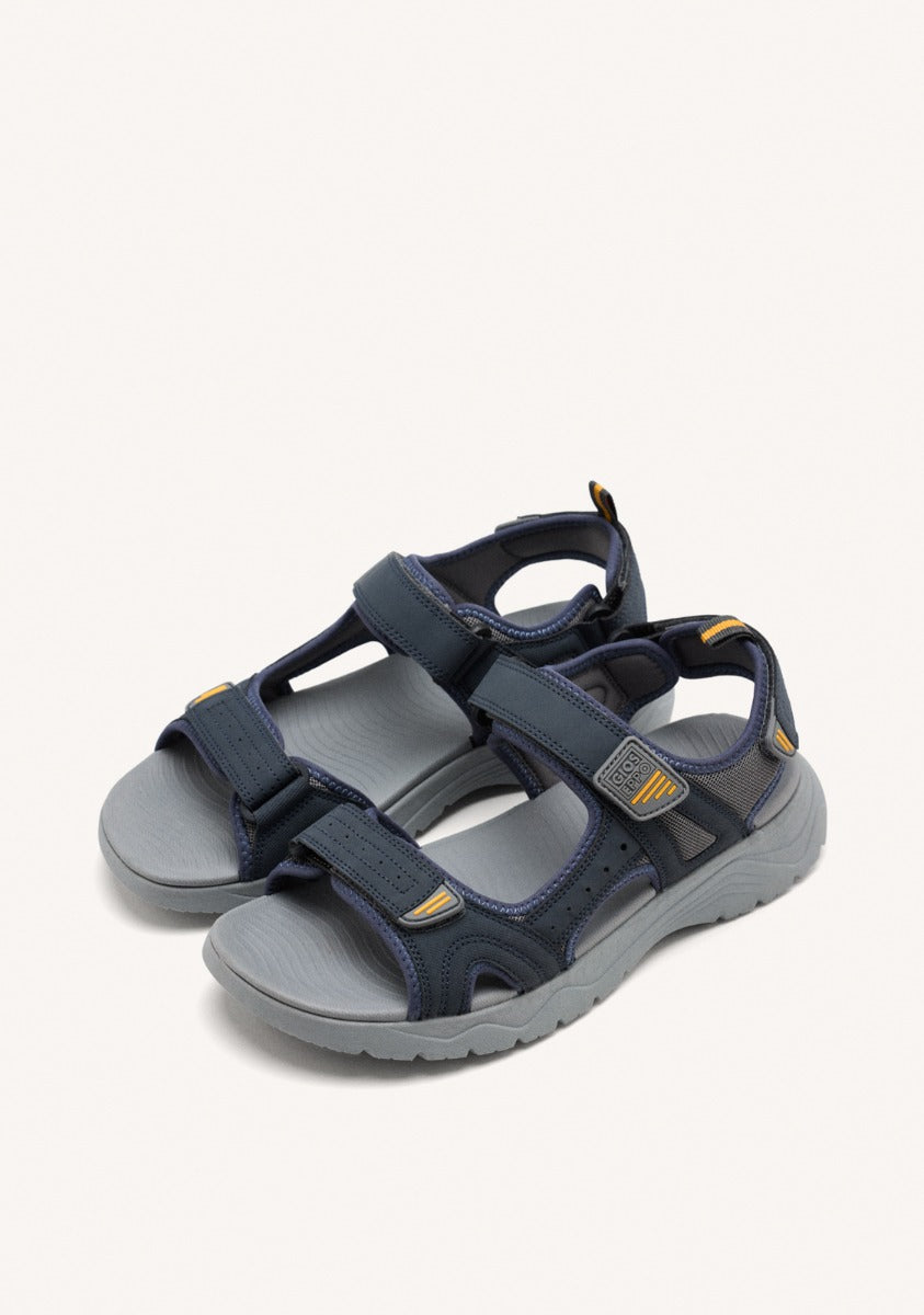 SANDALI GRIGI CON ACCENTI DI COLORE PER UOMO METKOVIC