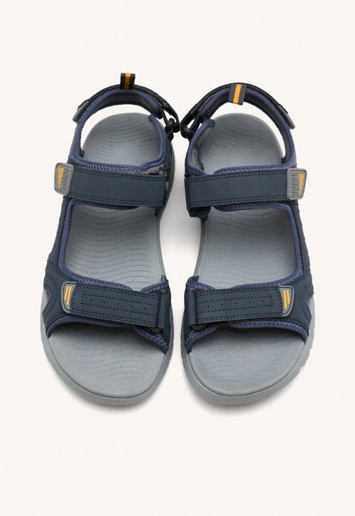 SANDÁLIAS CINZAS COM ACENTOS DE COR PARA HOMEM METKOVIC