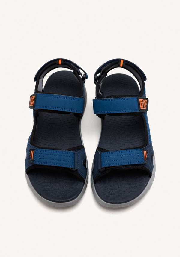 SANDALIAS COLOR AZUL MARINO CON ACENTOS DE COLOR PARA HOMBRE METKOVIC