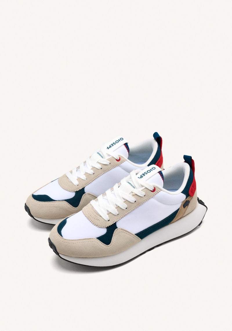 SNEAKERS BLANCAS CON CONTRASTES DE COLOR PARA HOMBRE ZENNOR