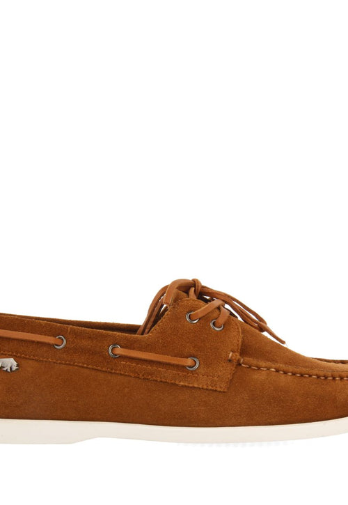 MOCASSINS EN CUIR DE COULEUR CUIR DE STYLE NAUTIQUE POUR HOMME TRUNO