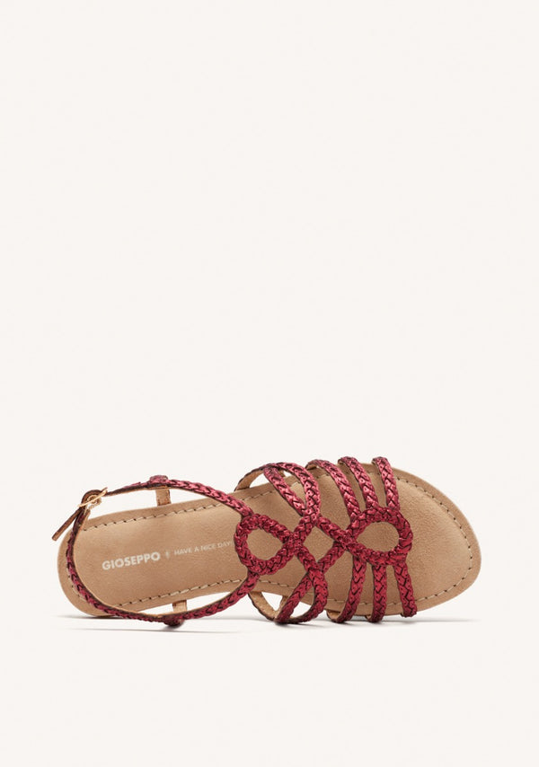 YAKIMA BRAIDED LEATHER SANDALS