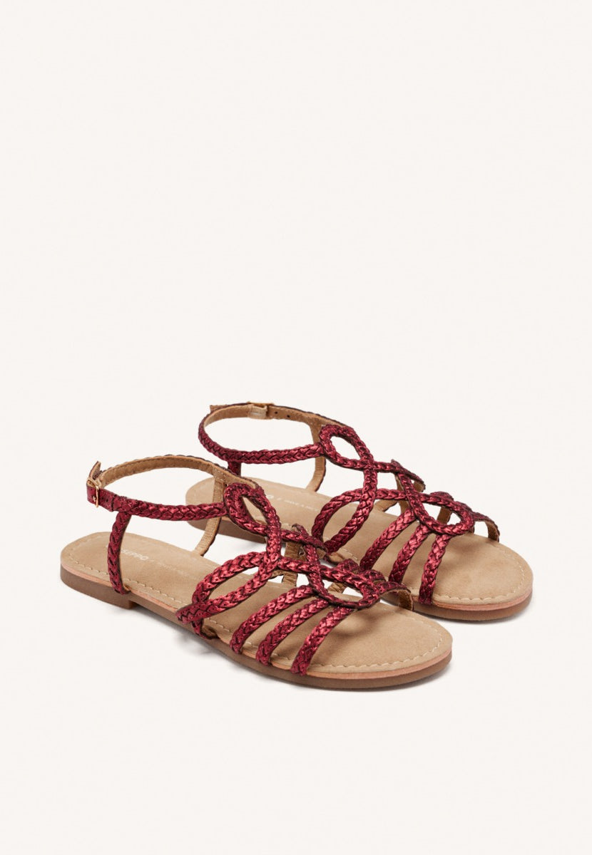 SANDALIAS PIEL TRENZADA YAKIMA