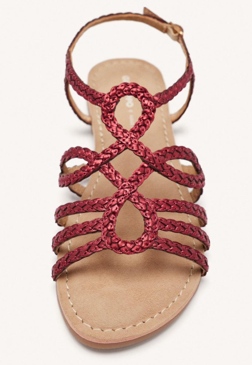 SANDALIAS PIEL TRENZADA YAKIMA