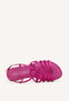 FUCHSIA BRAIDED LEATHER SANDALS FOR WOMEN YAKIMA