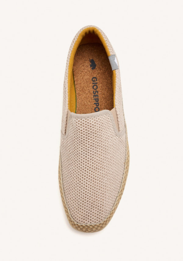 ESPADRILLES COLOR BEIGE DE REJILLA CON ALGODÓN RECICLADO PARA HOMBRE YACOLT