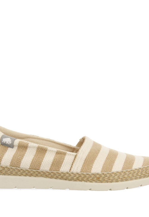 BEIGE COLOR ESPADRILLES CAMPING STYLE WITH RECYCLED COTTON FOR MEN STROUD