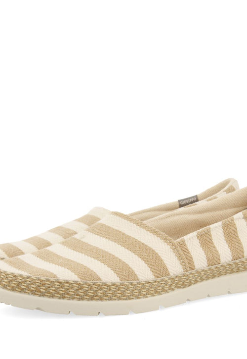 BEIGE COLOR ESPADRILLES CAMPING STYLE WITH RECYCLED COTTON FOR MEN STROUD