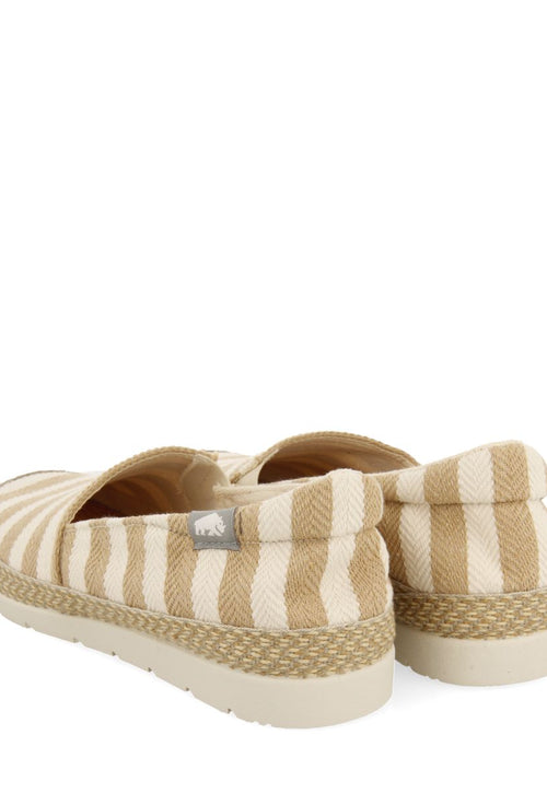 BEIGE COLOR ESPADRILLES CAMPING STYLE WITH RECYCLED COTTON FOR MEN STROUD