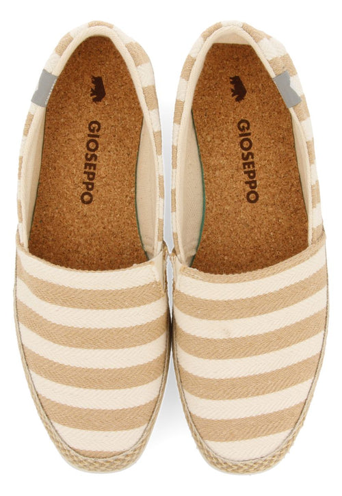 BEIGE COLOR ESPADRILLES CAMPING STYLE WITH RECYCLED COTTON FOR MEN STROUD