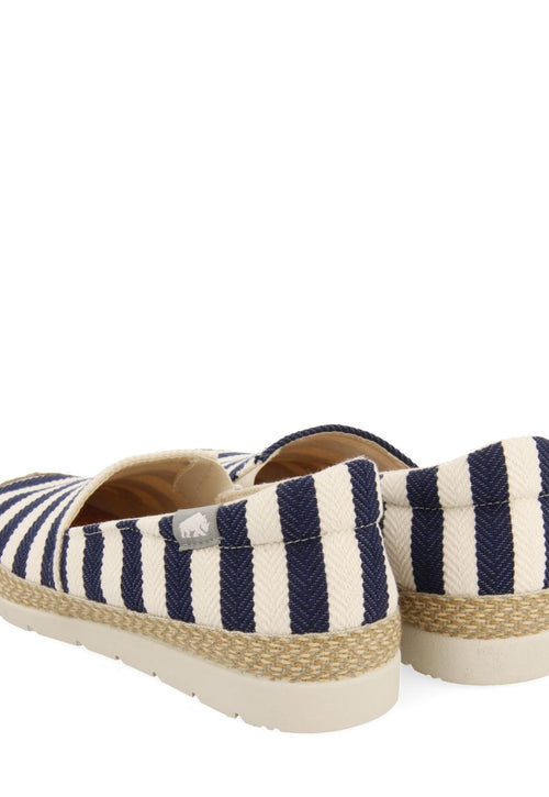 BLUE NAVY ESPADRILLES CAMPING STYLE WITH RECYCLED COTTON FOR MEN STROUD