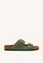 SANDALIAS COLOR CAQUI DE PIEL CON SUELA BIO PARA HOMBRE VIZZINI