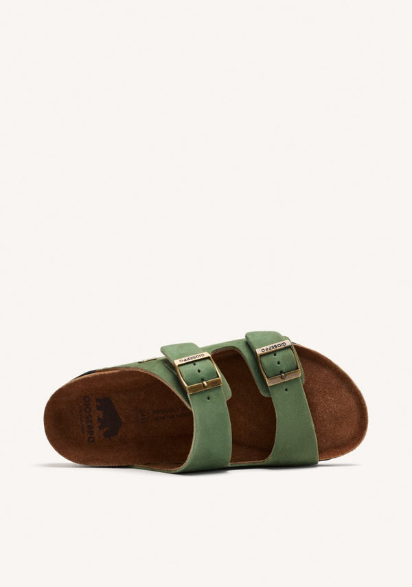 SANDALIAS COLOR CAQUI DE PIEL CON SUELA BIO PARA HOMBRE VIZZINI