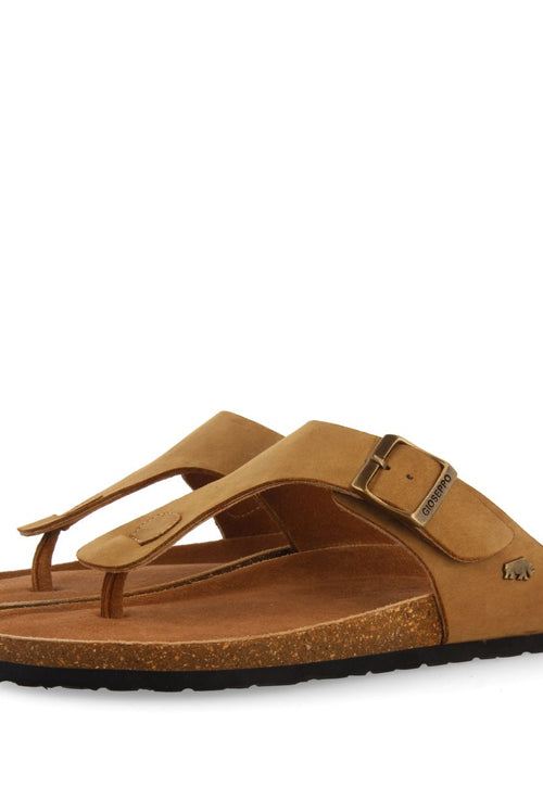 LEATHER SANDALS GREEK STYLE WITH BIO SOLE FOR MEN RUSKIN