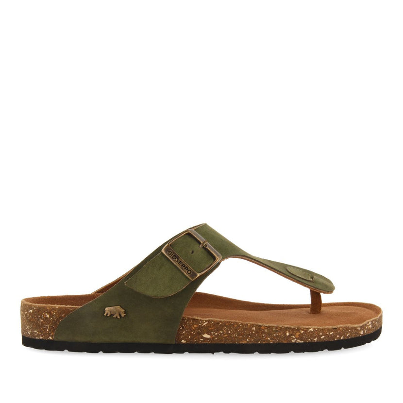 SANDALIAS COLOR CAQUI DE PIEL ESTILO GRIEGAS CON SUELA BIO PARA HOMBRE RUSKIN