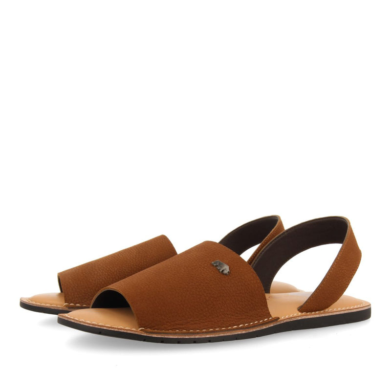 SANDALIAS COLOR CUERO DE PIEL ESTILO MENORQUINAS PARA HOMBRE PENRYN