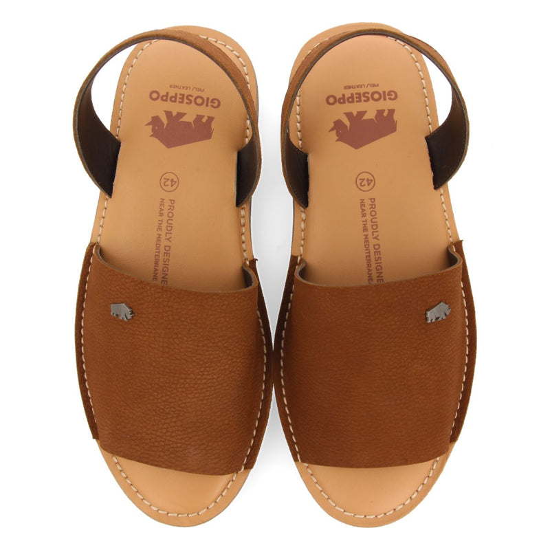 SANDALIAS COLOR CUERO DE PIEL ESTILO MENORQUINAS PARA HOMBRE PENRYN