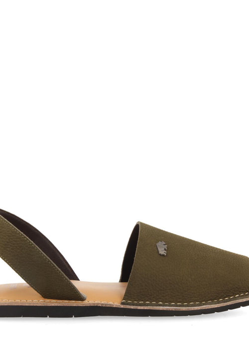 KHAKI LEATHER MENORQUINAS STYLE SANDALS FOR MEN PENRYN
