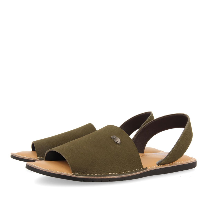SANDALIAS COLOR CAQUI DE PIEL ESTILO MENORQUINAS PARA HOMBRE PENRYN