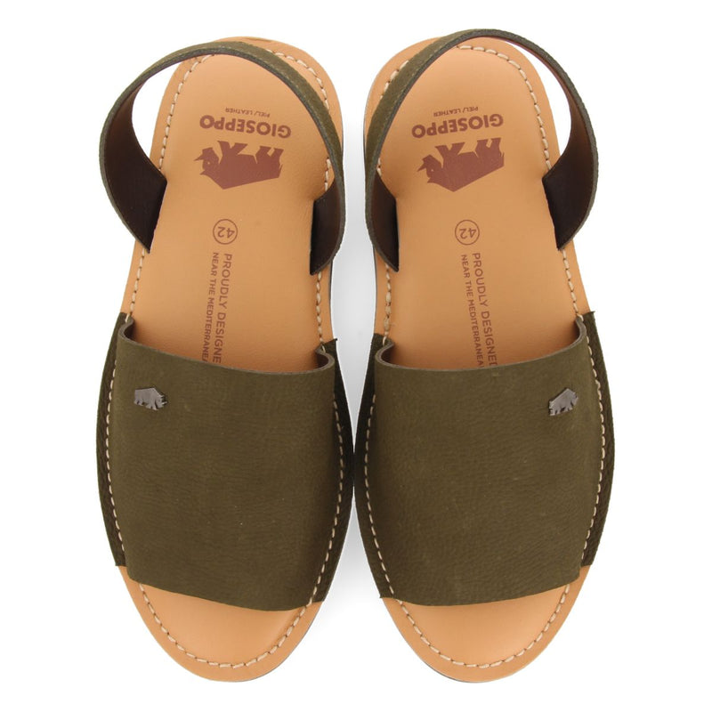 SANDALIAS COLOR CAQUI DE PIEL ESTILO MENORQUINAS PARA HOMBRE PENRYN