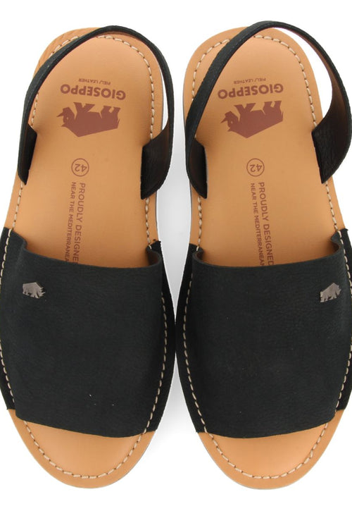 BLUE NAVY LEATHER MENORQUINAS STYLE SANDALS FOR MEN PENRYN