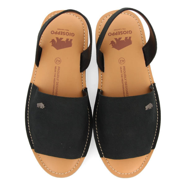 SANDALIAS COLOR AZUL MARINO DE PIEL ESTILO MENORQUINAS PARA HOMBRE PENRYN