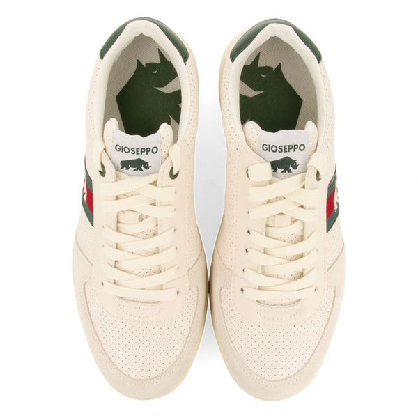 SNEAKERS BLANCAS CON ACENTOS DE COLOR EN ROJO Y VERDE PARA HOMBRE BARTOW
