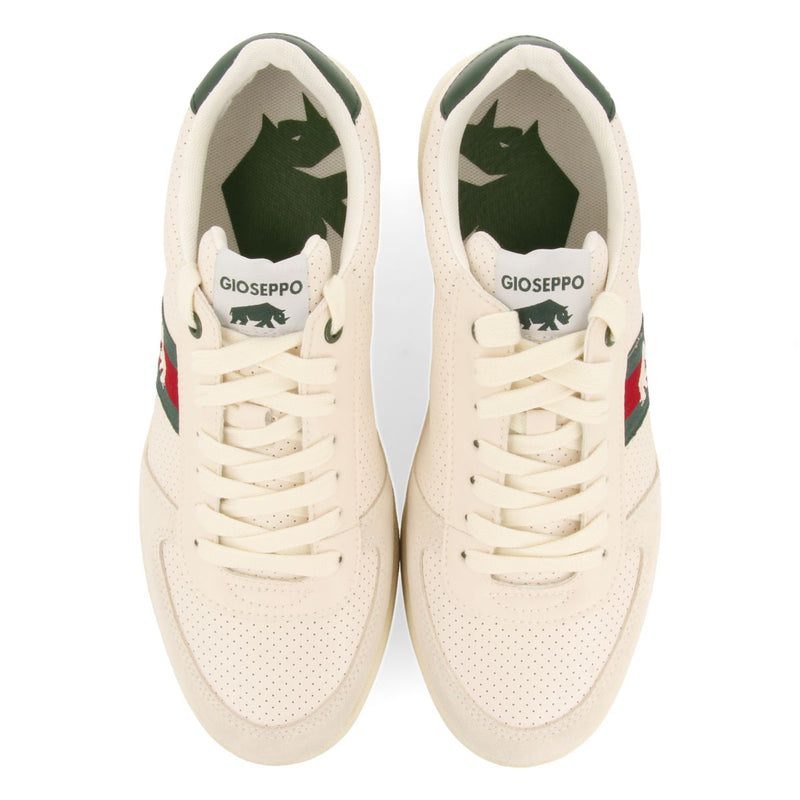 SNEAKERS BLANCAS CON ACENTOS DE COLOR EN ROJO Y VERDE PARA HOMBRE BARTOW