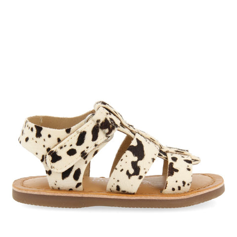 SANDALIAS DE PIEL ESTILO ROMANAS CON ESTAMPADO ANIMAL PARA BEBÉ GENERAC