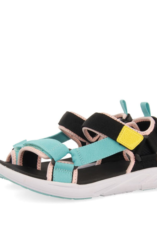 SANDALIAS MULTICOLOR CON TIRAS Y CIERRE AJUSTABLE PARA MUJER GROTTE