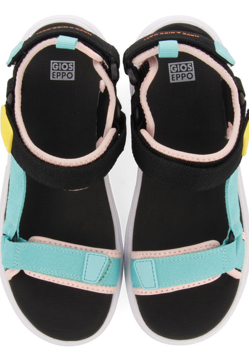 SANDALIAS MULTICOLOR CON TIRAS Y CIERRE AJUSTABLE PARA MUJER GROTTE