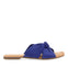 SANDALIAS ESTILO PALA AZULES DE PIEL PARA MUJER AGIRA