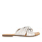 SANDALIAS ESTILO PALA PLATEADAS DE PIEL PARA MUJER AGIRA
