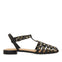 SANDALIAS ESTILO CANGREJERAS DE PIEL COLOR NEGRO CON TACHAS PARA MUJER CANBY