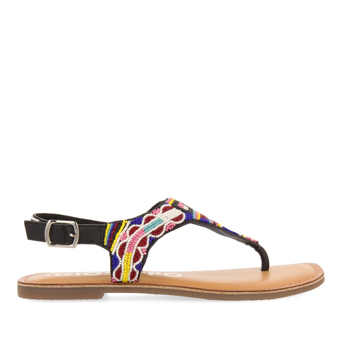 ETHNIC SANDALS WITH MULTICOLORED STONES FOR WOMEN SAITASH