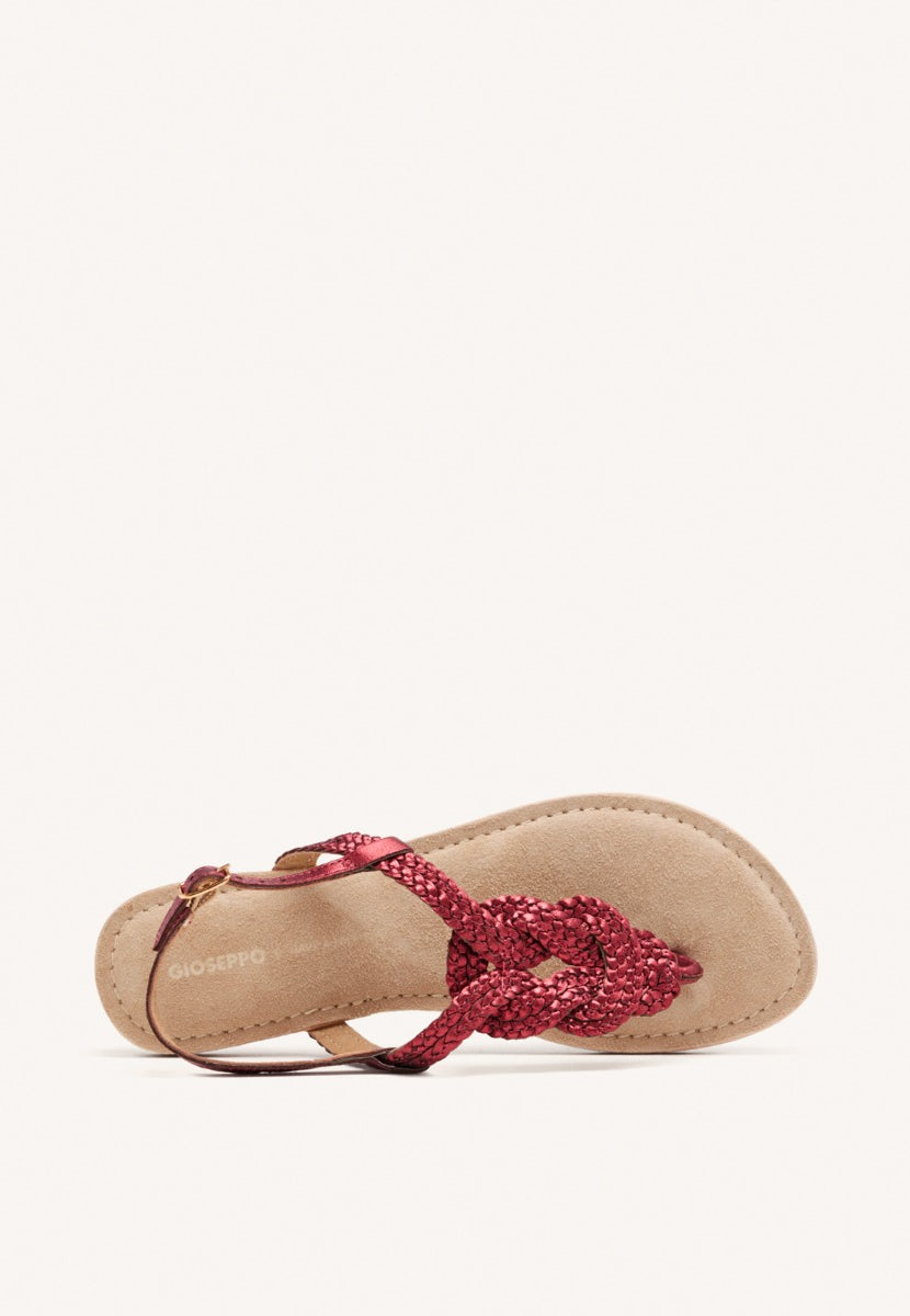 SANDALIAS DE PIEL TRENZADA ZUPANJA