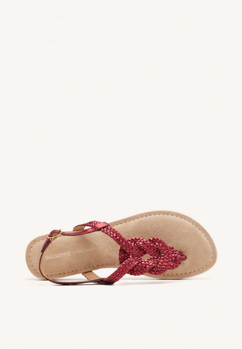 SANDALIAS DE PIEL TRENZADA ZUPANJA