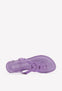 LAVENDER BRAIDED LEATHER SANDALS FOR WOMEN ZUPANJA