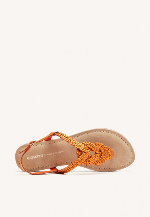 SANDALI IN PELLE INTRECCIATA PER DONNA ZUPANJA