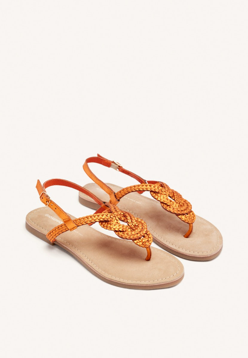 SANDALIAS DE PIEL TRENZADA ZUPANJA