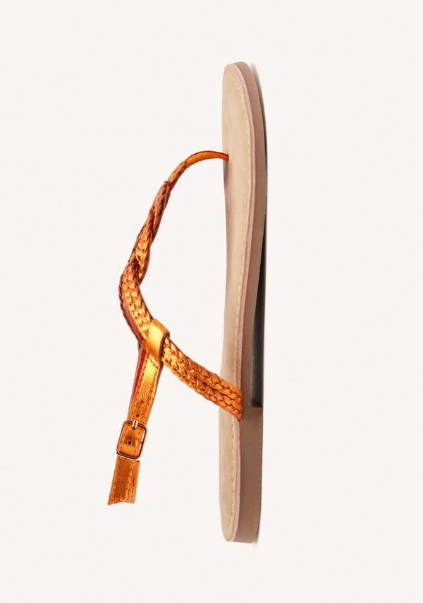 ZUPANJA BRAIDED LEATHER SANDALS
