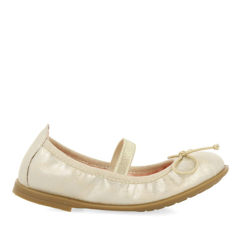 METALLIC BALLET FLATS WITH FANTASY FINISH AND ELASTIC STRAP FOR GIRLS AND BOYS REDRUTH