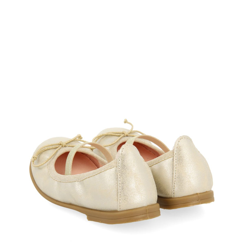 METALLIC BALLET FLATS WITH FANTASY FINISH AND ELASTIC STRAP FOR GIRLS AND BOYS REDRUTH