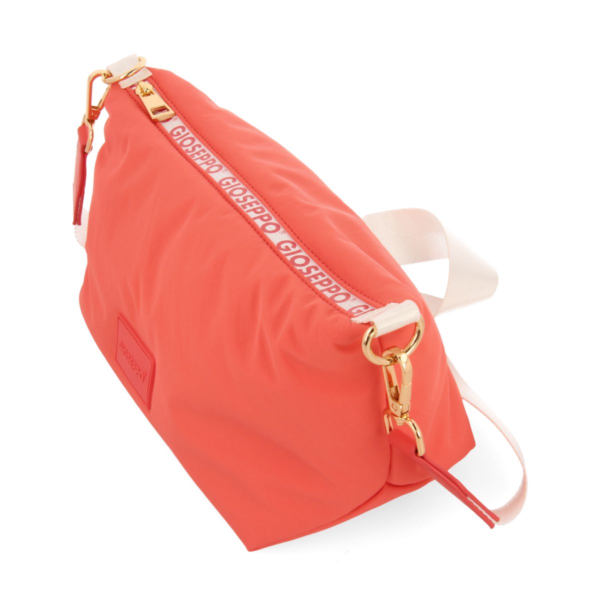 BOLSO BANDOLERA CORAL CON ASA EN CONTRASTE ALSEA 