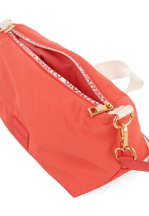 BOLSO BANDOLERA CORAL CON ASA EN CONTRASTE ALSEA 