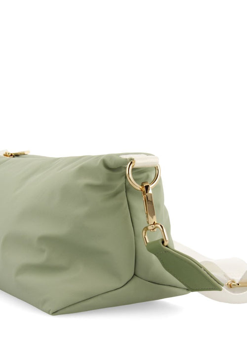 GREEN CROSSBODY BAG WITH CONTRAST HANDLE ALSEA